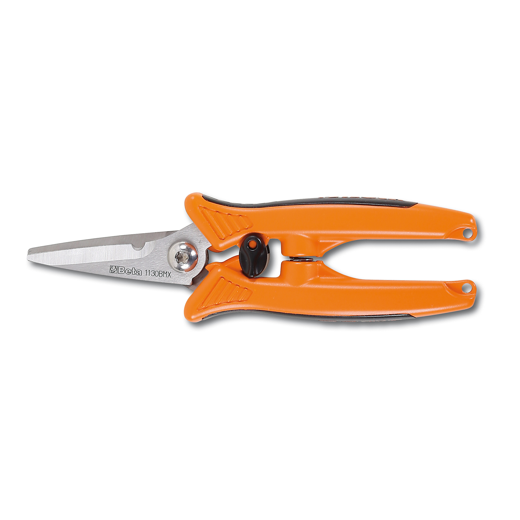 Beta Multi-Purpose Scissors — 7.25in. Length, Stainless Steel Blades with Microteeth, Spring Mechanism, Model# 1130BMX